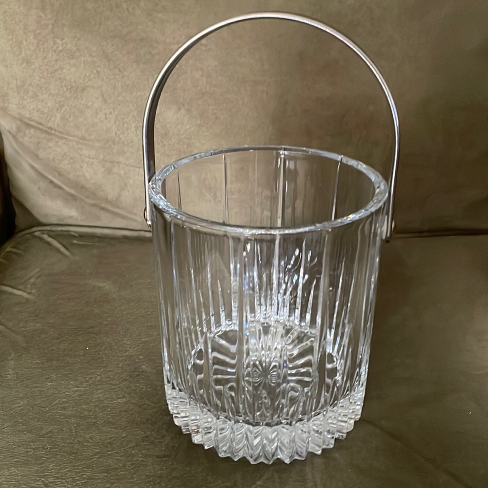 Vintage Crystal Ice Bucket
